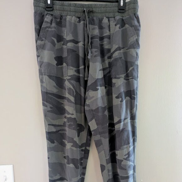 Splendid Camo Elastic Waist Joggers with Pockets Womens Size Large - Picture 1 of 6